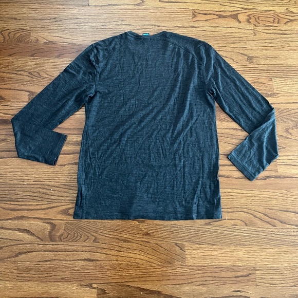 ICEBREAKER Merino Wool Base Layer Gray M - Picture 3 of 3